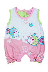 Image showing baby romper with fish motif 