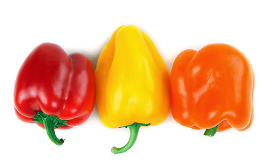 Image showing three Bulgarian pepper