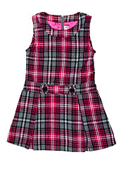 Image showing children's checkered dress