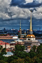 Image showing top view of the St. Petersburg