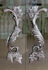 Image showing steel handles on the doors