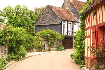 Image showing old house in medieval village