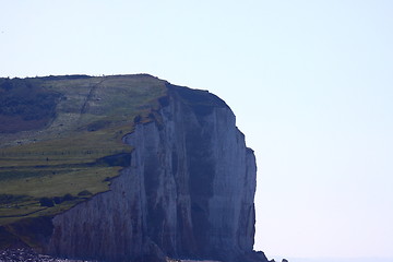 Image showing cliffs of Normandy in France