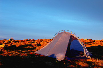 Image showing Camping