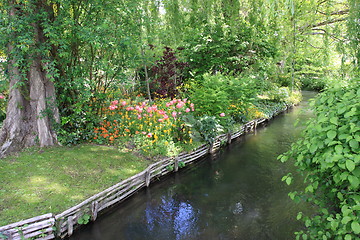 Image showing river in the garden