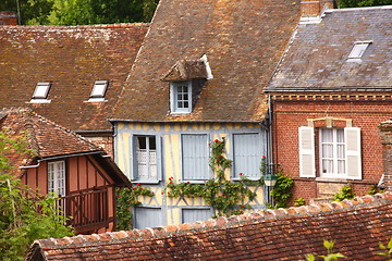 Image showing old house in medieval village