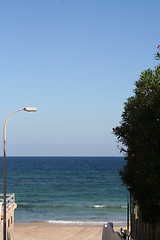 Image showing View above the Mediterranean a lovely sunny day