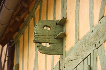 Image showing old house in medieval village