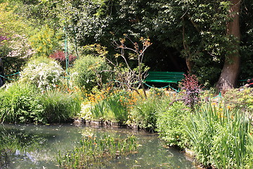 Image showing river in the garden