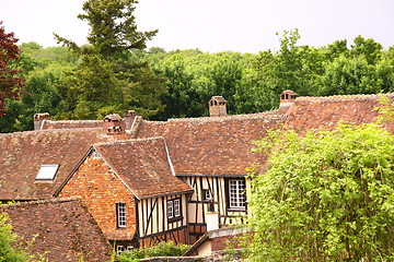 Image showing old house in medieval village