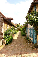 Image showing old house in medieval village