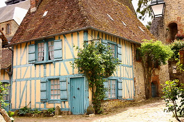 Image showing old house in medieval village