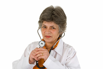 Image showing Senior woman doctor