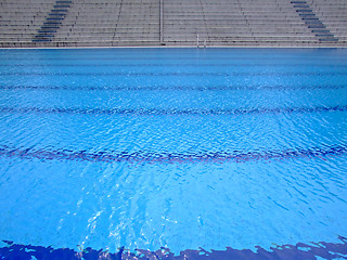 Image showing Swimming pool arena