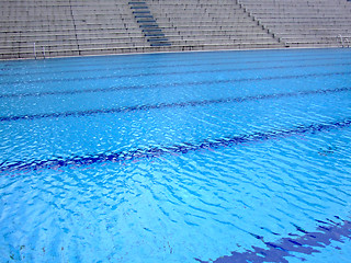 Image showing Swimming pool stadium
