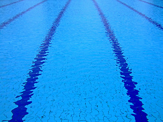 Image showing Swimming pool surface