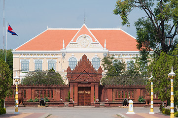 Image showing The provincial hall of Battambang, Cambodia