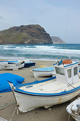 Image showing Traditional fishing boats