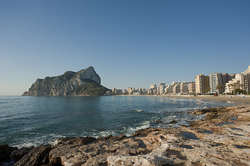 Image showing Rocky Calpe coast