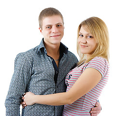 Image showing young happy couple