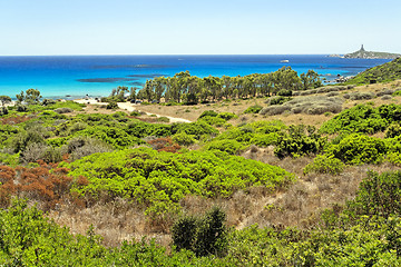 Image showing Panoramic view of Sardinia