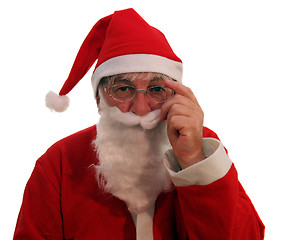 Image showing Santa Listening