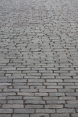 Image showing Cobbled roadway