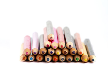 Image showing Some colored pencils