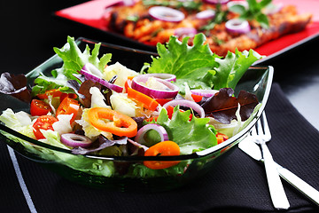 Image showing Farmer vegetable salad 