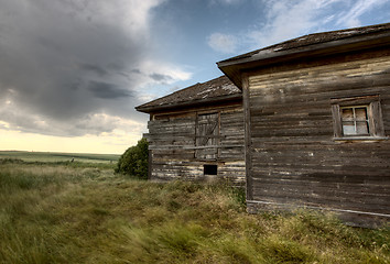 Image showing Abandoned Farmhouse Saskatchewan Canada