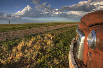 Image showing Vintage Farm Trucks