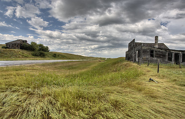 Image showing Abandoned Farmhouse Saskatchewan Canada