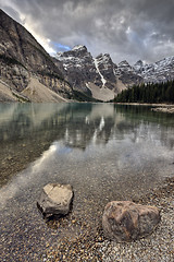 Image showing Morraine Lake Alberta