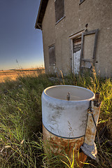 Image showing Abandoned Farmhouse Saskatchewan Canada