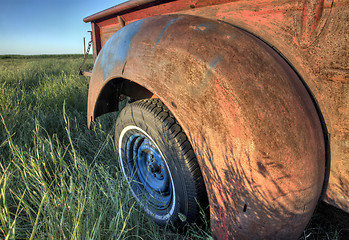 Image showing Vintage Farm Trucks