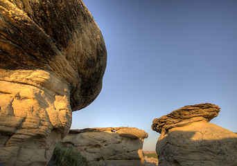 Image showing Hoodoo Badlands Alberta Canada