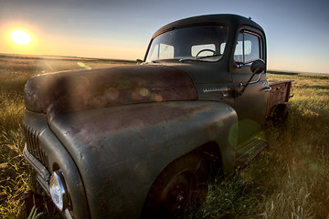 Image showing Vintage Farm Trucks