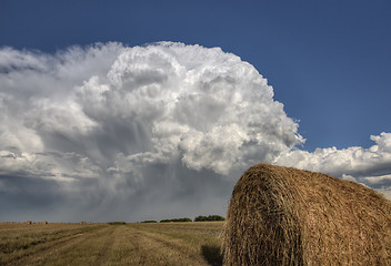 Image showing Prairie Road Storm Clouds