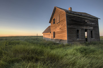 Image showing Abandoned Farmhouse Saskatchewan Canada