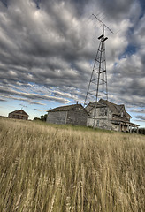 Image showing Abandoned Farmhouse Saskatchewan Canada