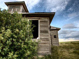 Image showing Abandoned Farmhouse Saskatchewan Canada