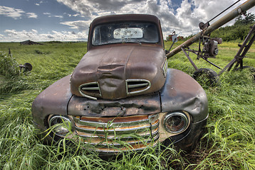 Image showing Vintage Farm Trucks