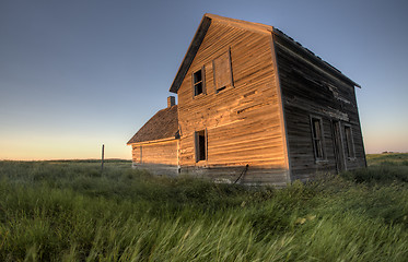 Image showing Abandoned Farmhouse Saskatchewan Canada