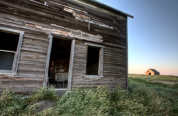 Image showing Abandoned Farmhouse Saskatchewan Canada