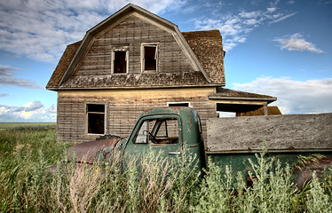 Image showing Vintage Farm Trucks