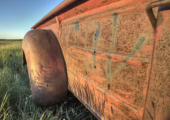 Image showing Vintage Farm Trucks