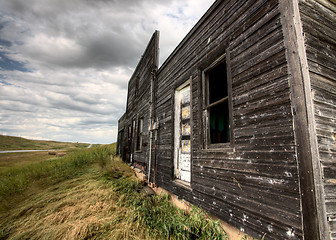 Image showing Abandoned Farmhouse Saskatchewan Canada
