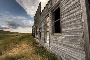 Image showing Abandoned Farmhouse Saskatchewan Canada