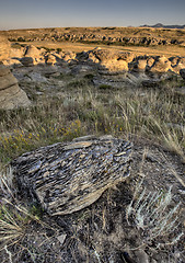 Image showing Hoodoo Badlands Alberta Canada