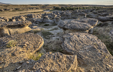 Image showing Hoodoo Badlands Alberta Canada